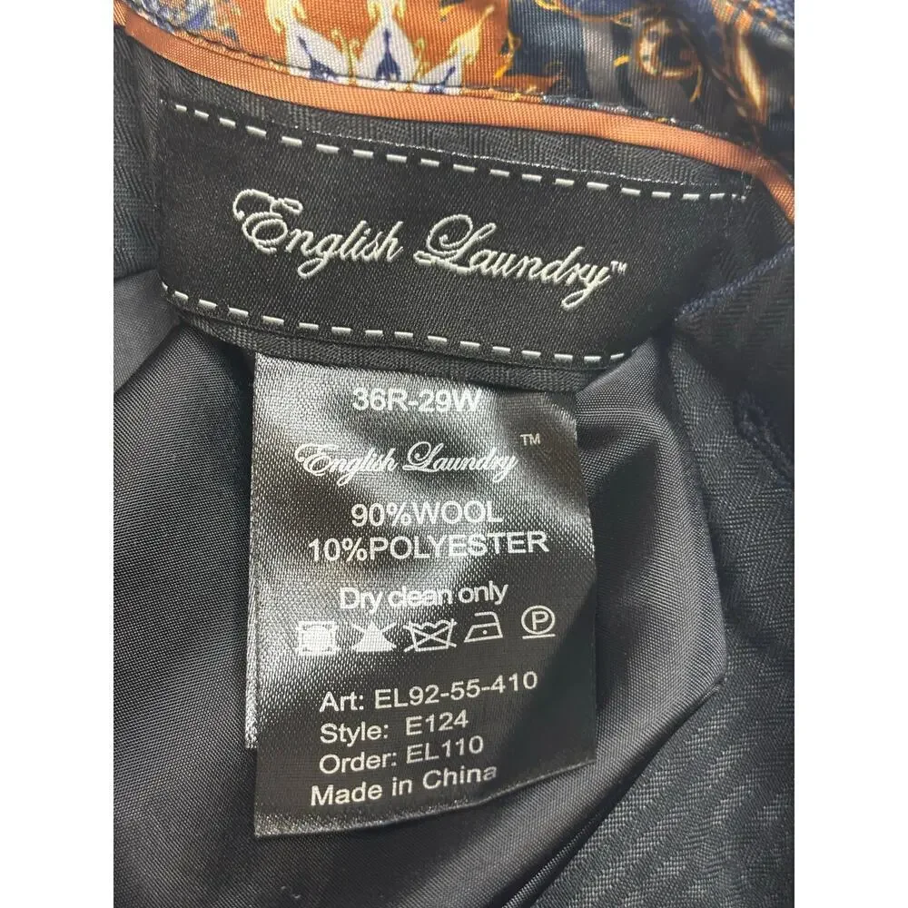 English Laundry Wool Tailored Slim Trousers SZ 29W